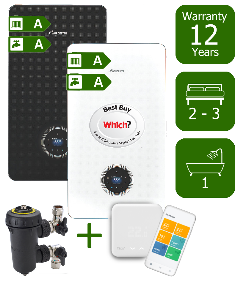 Worcester Bosch Greenstar 8000 Style 30kW Combi Boiler Smart Boilers